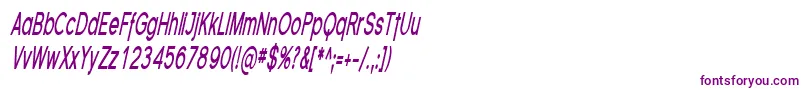 Florsn07-fontti – violetit fontit