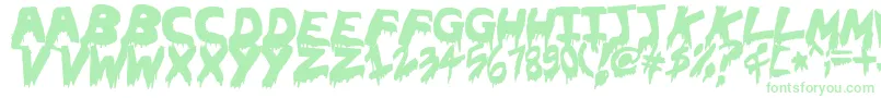 Fonte Ohthehorror – fontes verdes
