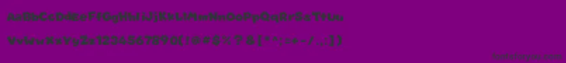Marionett Font – Black Fonts on Purple Background