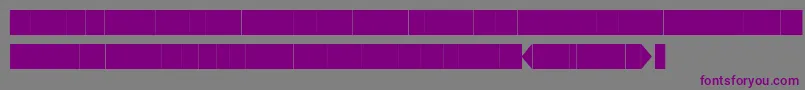 Kglaughterlinesbase-fontti – violetit fontit harmaalla taustalla