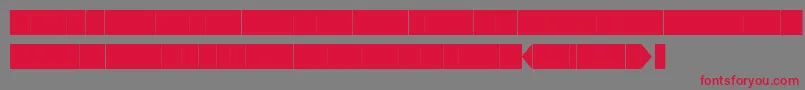 Kglaughterlinesbase Font – Red Fonts on Gray Background