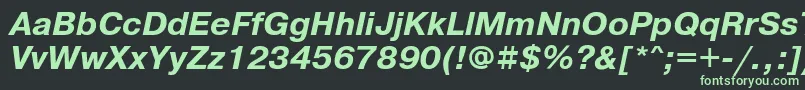 Prg76C Font – Green Fonts on Black Background