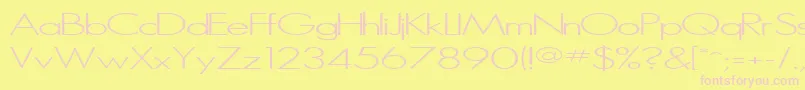 Weitere Informationen zur MicroSerifLight-Schriftart MicroSerifLight-Schriftart – Rosa Schriften auf gelbem Hintergrund