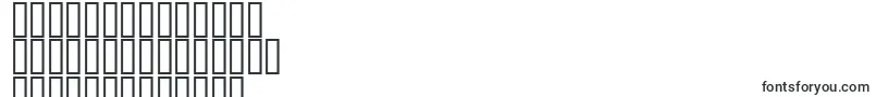 Шрифт ACampusbwBold – корейские шрифты