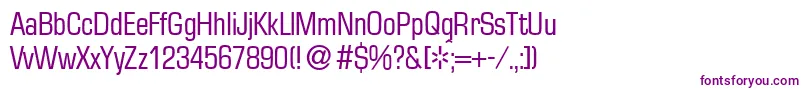 EurasiacdRegular Font – Purple Fonts on White Background