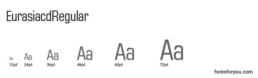 EurasiacdRegular Font Sizes