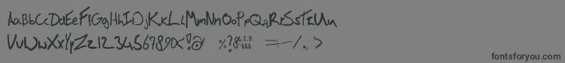Más sobre la fuente VictorsFont fuente VictorsFont – Fuentes Negras Sobre Fondo Gris