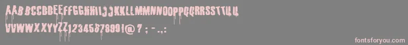 Parentssuck Font – Pink Fonts on Gray Background