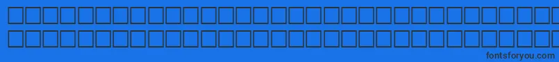 SilmanuscriptipaRegular Font – Black Fonts on Blue Background