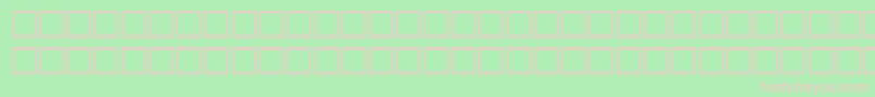 フォントSilmanuscriptipaRegular – 緑の背景にピンクのフォント