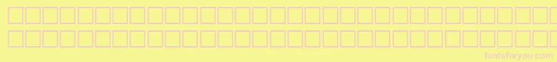 Шрифт SilmanuscriptipaRegular – розовые шрифты на жёлтом фоне
