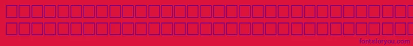 Шрифт SilmanuscriptipaRegular – фиолетовые шрифты на красном фоне