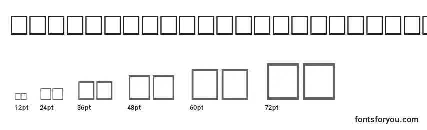 SilmanuscriptipaRegular Font Sizes