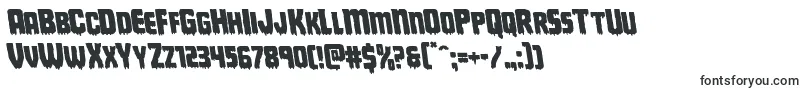 Deathbloodleft Font – Three-Dimensional Fonts