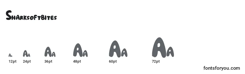 Размеры шрифта Sharksoftbites