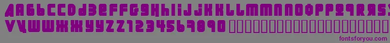 Ural Font – Purple Fonts on Gray Background