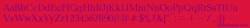 Xbaltica90n Font – Purple Fonts on Red Background