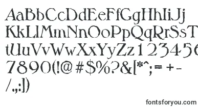 MelbourneantiqueRegular font – graphite Fonts