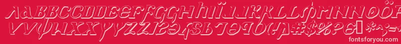 More about HolyEmpireShadowItalic Font HolyEmpireShadowItalic Font – Pink Fonts on Red Background