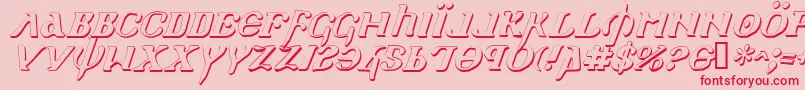 More about HolyEmpireShadowItalic Font HolyEmpireShadowItalic Font – Red Fonts on Pink Background