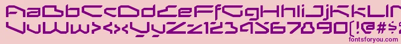 BetaphidRegular Font – Purple Fonts on Pink Background