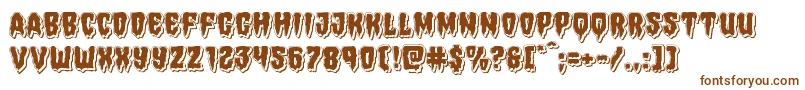 Hemogoblinpunch Font – Brown Fonts on White Background