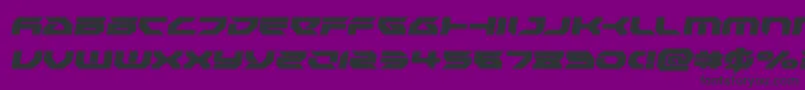 Royalsamuraisemital Font – Black Fonts on Purple Background