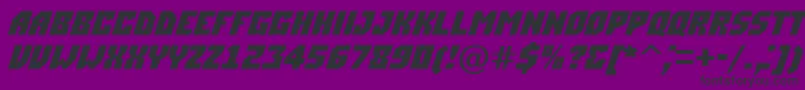 ASimplerdnm Font – Black Fonts on Purple Background