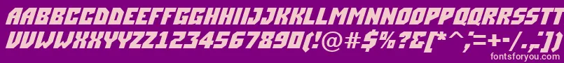 ASimplerdnm Font – Pink Fonts on Purple Background