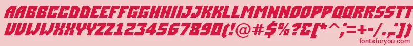 ASimplerdnm Font – Red Fonts on Pink Background
