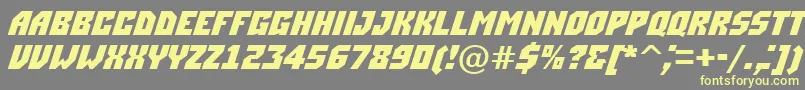 ASimplerdnm Font – Yellow Fonts on Gray Background