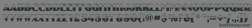 AUncleytitulbwBold Font – Black Fonts on Gray Background