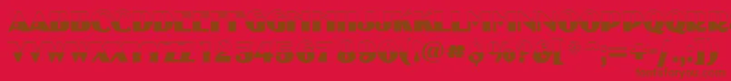 AUncleytitulbwBold Font – Brown Fonts on Red Background