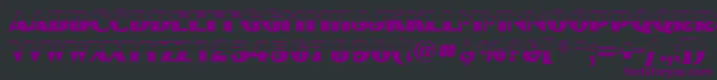 AUncleytitulbwBold Font – Purple Fonts on Black Background