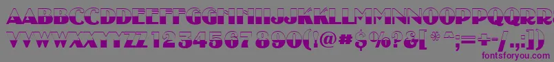 AUncleytitulbwBold Font – Purple Fonts on Gray Background