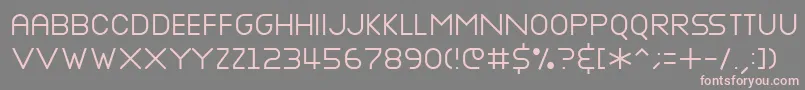 More about Nottke Font Nottke Font – Pink Fonts on Gray Background