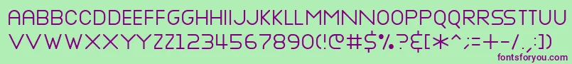 More about Nottke Font Nottke Font – Purple Fonts on Green Background