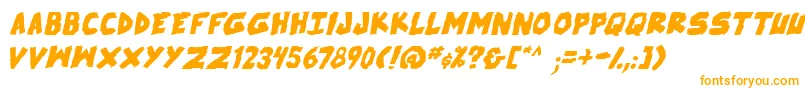 SkrunchBoldItalic Font – Orange Fonts