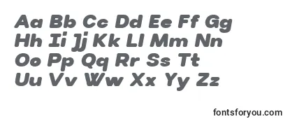 VillerayroundedBlackitalic Font