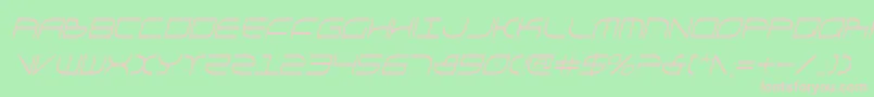 GalgaCondensedItalic Font – Pink Fonts on Green Background