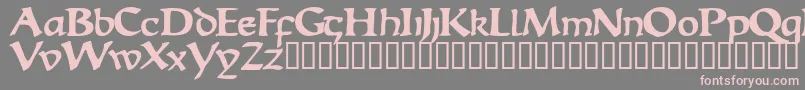EscudedisplaysskBold Font – Pink Fonts on Gray Background