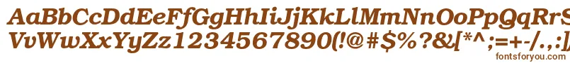 BookmancDemiitalic Font – Brown Fonts