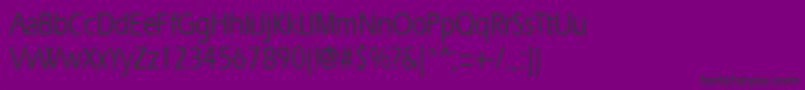 ErgoemediumcondensedRegular Font – Black Fonts on Purple Background