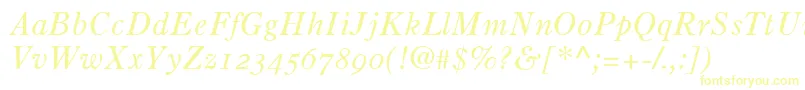 OldStyle7ItalicOldStyleFigures Font – Yellow Fonts