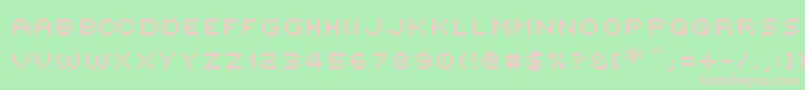 VictorPixel Font – Pink Fonts on Green Background