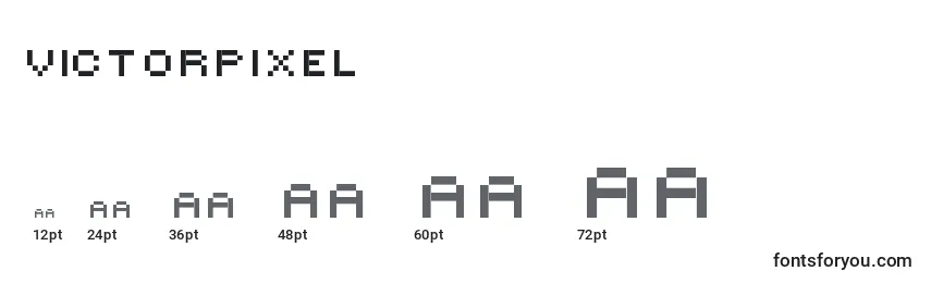 VictorPixel Font Sizes