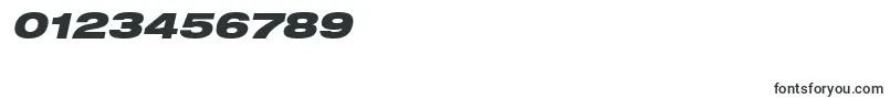 HelveticaLt93BlackExtendedOblique Font – Fonts for Numbers and Digits