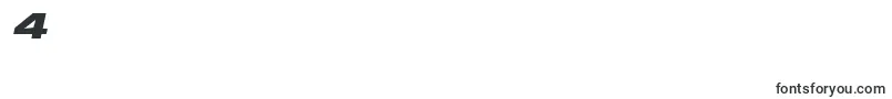 HelveticaLt93BlackExtendedOblique Font – Fonts for Digit 4