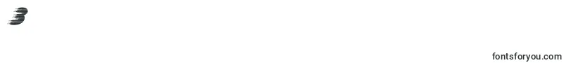 フォントDgSlipstream – フォント数字3