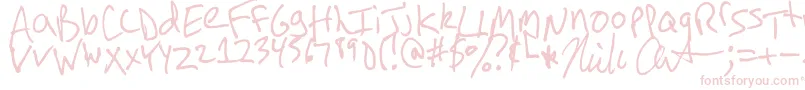 ArnotHand Font – Pink Fonts